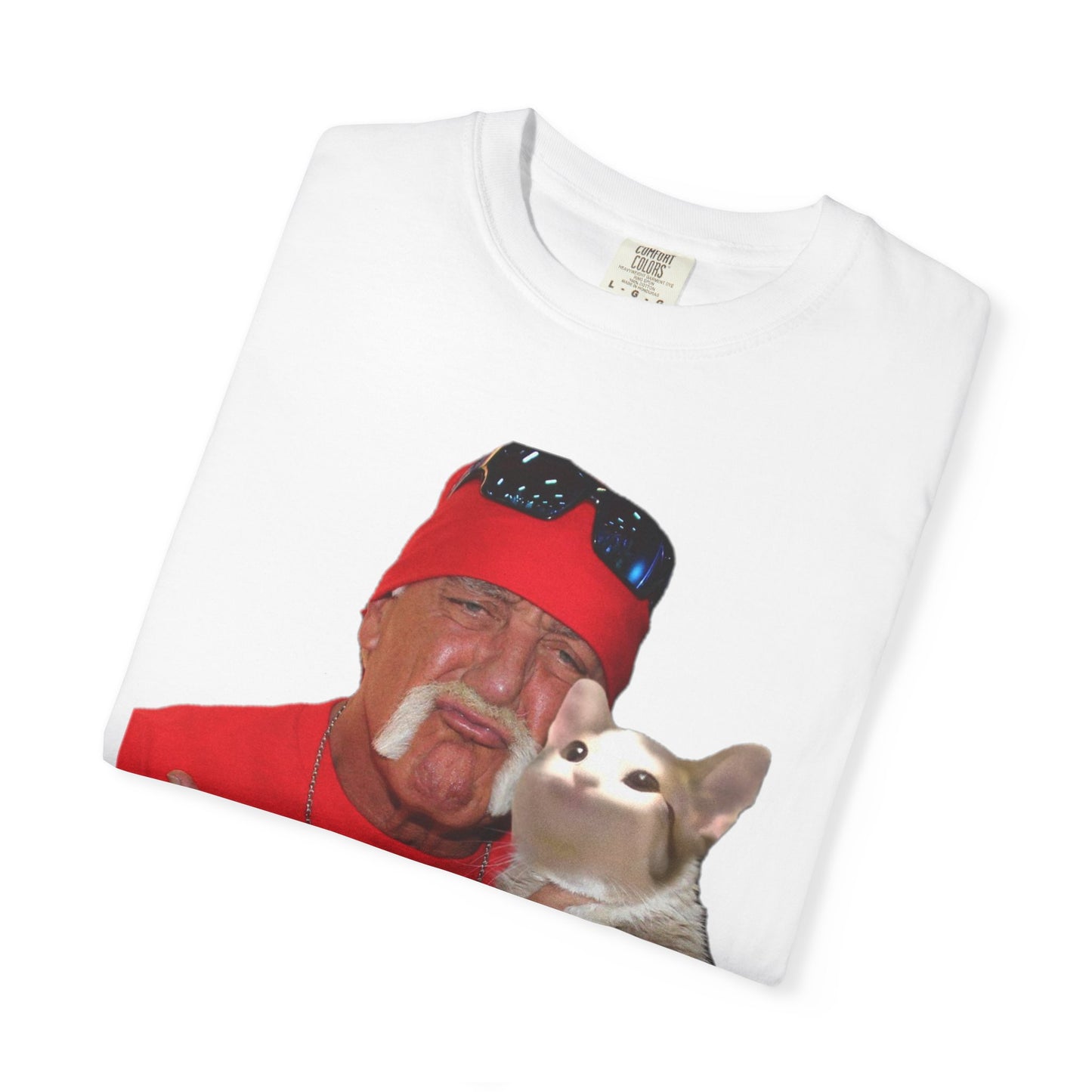 POPCAT Hilarious Unisex T-Shirt: Perfect for Dads, Pet Lovers, Gifts, Funny Apparel, Casual Wear, Cat Lovers
