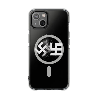 Swasticoin Magnetic Clear Phone Case, Stylish Protective Case for iPhones, Durable and Trendy Phone Cover, Perfect Gift for Tech Lovers, Modern Design