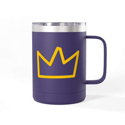 Trench Merch Crown Coffee Mug Tumbler, Perfect for Beach Lovers, Gifts for Friends, Summer Getaways, Adventure Travel, Crown Design