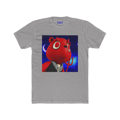 4NBT Red Bear Graphic Tee - Fun Unisex Cotton Crew Tee, Casual Wear, Gamer Shirt, Unique Gift, Streetwear Style