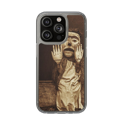 Yei Unique Clear Phone Case with Vintage Puppet Design, Artistic Phone Cover, Retro Style Protection, Gifts for Theater Lovers, Customized [...]