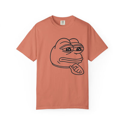 Thoughtful Pepe Unisex T-Shirt, Funny Graphic Tee, Gift for Friends, Casual Wear, Meme Inspired Fashion