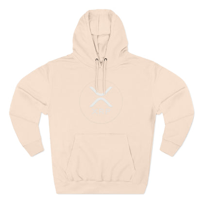 XRP Cozy Three-Panel Fleece Hoodie for Relaxed Casual Style, Perfect for Lounging, Gifting, Everyday Wear, and Cozy Nights