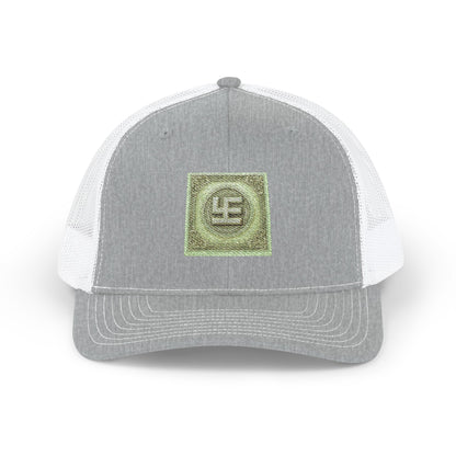 Swasticoin Sparkling Embroidered Snapback Trucker Cap, Stylish Outdoor Hat, Unique Gift for Holidays, Casual Wear, Fashion Accessory