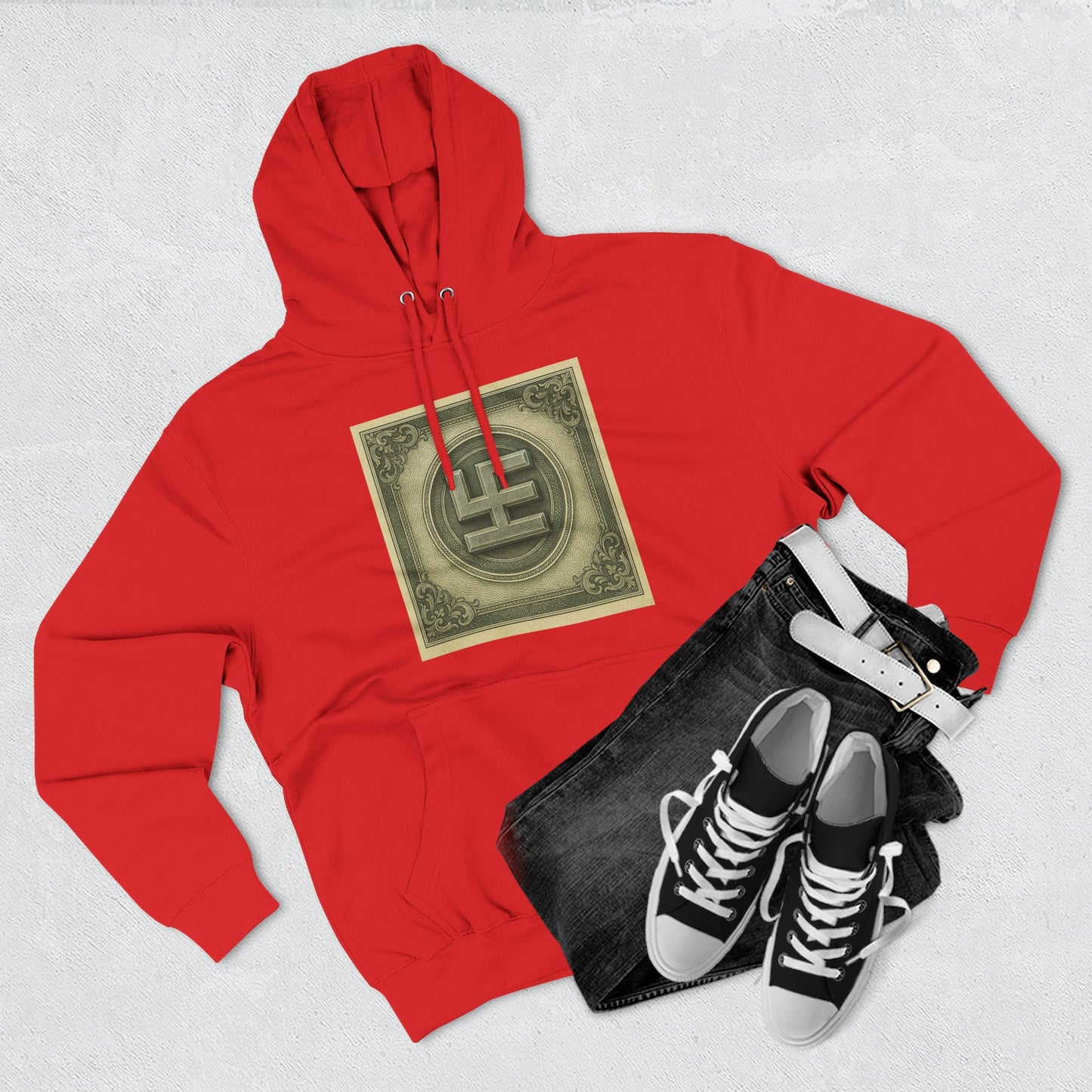 Swasticoin Cozy Three-Panel Fleece Hoodie - Ideal for Casual Days, Layering, and Gift Giving | Perfect for Home, Travel, and Outdoor Use