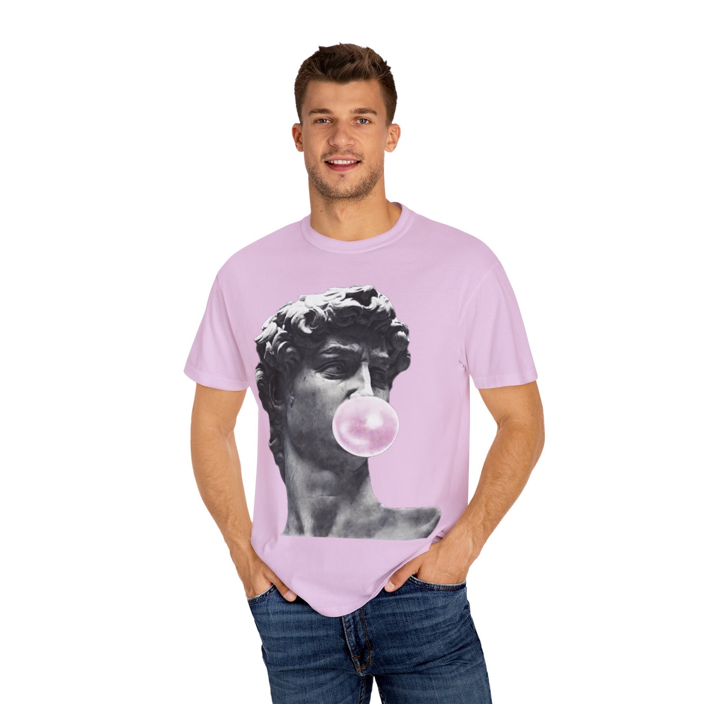 @ye Bubblegum David T-Shirt | Trendy Unisex Tee, Art-Inspired Shirt, Casual Summer Wear, Gift for Art Lovers i