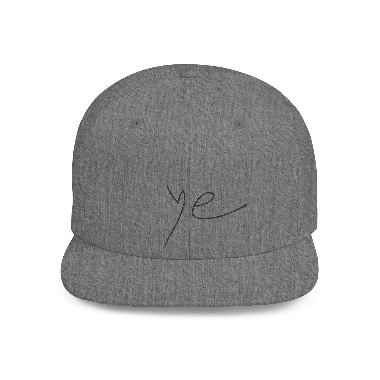 Ye 7BN Stylish Flat Bill Snapback Cap - Trendy Hat, Streetwear Essentials, Unisex Fashion, Casual Accessories, Gift Ideas