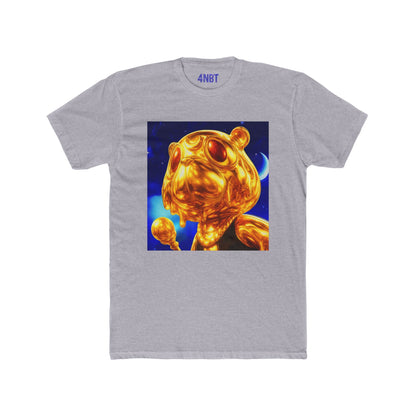 4NBT Golden Bear Unisex Crew Tee, Funky Graphic T-Shirt, Casual Streetwear, Unique Gift, Art Tee for Animal Lovers