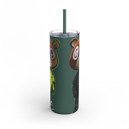 Ye Bear Tumbler, Cute Cartoon Drinkware, Funny Gift for Fans, Perfect for Birthdays & Holidays, 20oz Skinny Cup