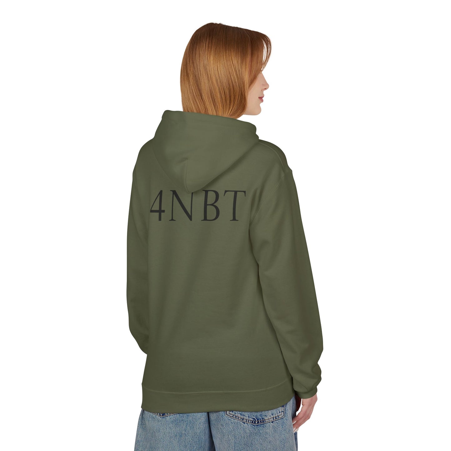 4NBT Fleece Hoodie with Fun Graphic, Cool Streetwear, Unisex Apparel, Unique Gift for Gamers, Trendy Layering Piece