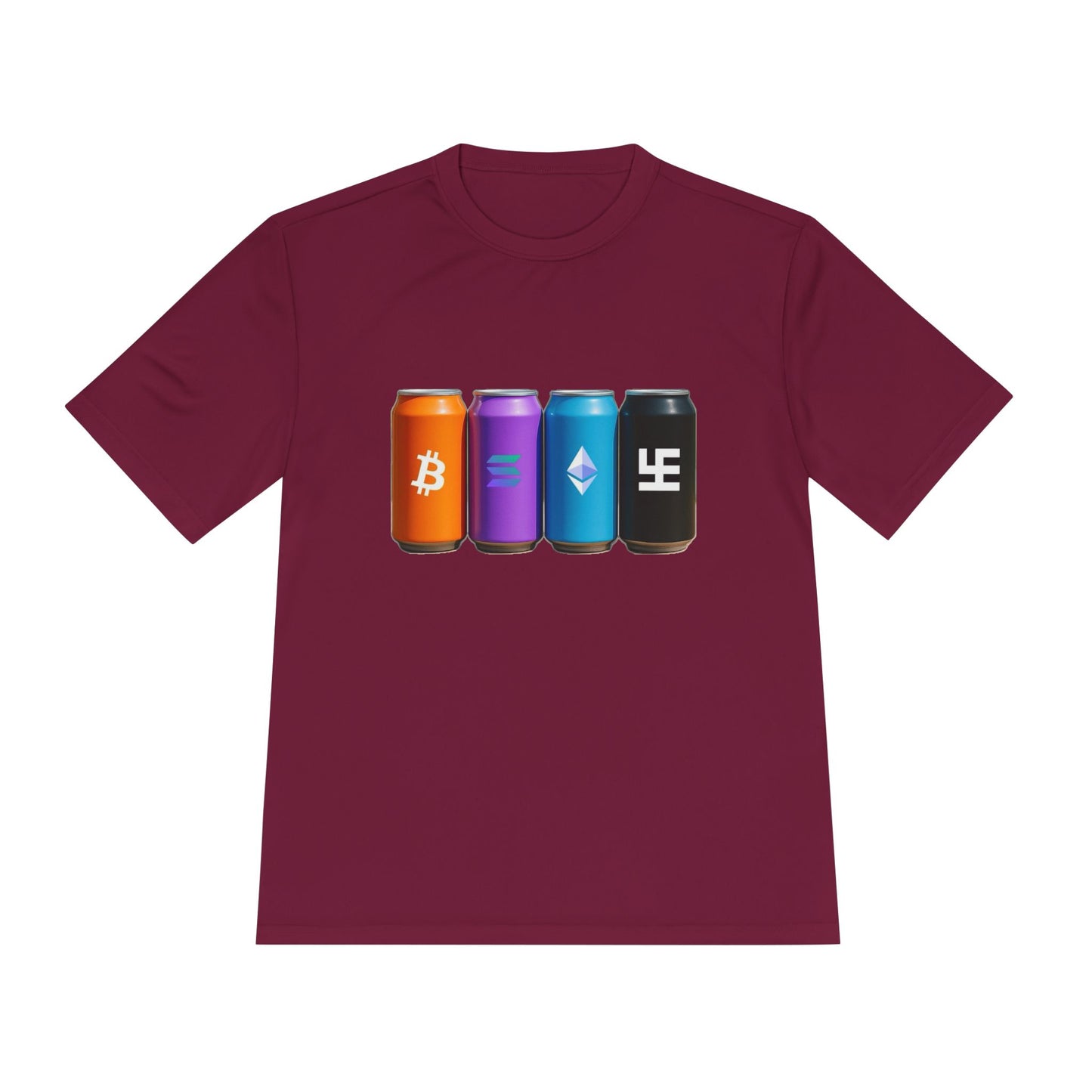 Swasticoin/Crypto Cans Unisex Moisture Wicking Tee, Perfect for Gamers, Crypto Enthusiasts, Gift for Tech Lovers, Casual Wear, Sports Shirt