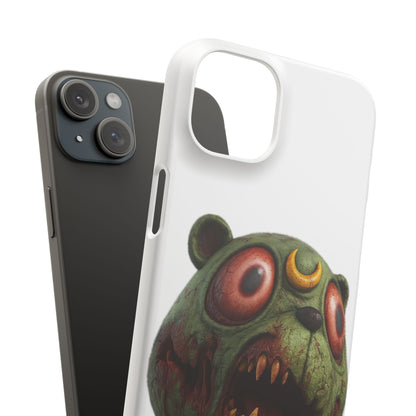 4NBT Zombie Bear Phone Case, Horror Snap Case, Cute but Spooky Accessory, Gift for Halloween, Unique Phone Cover