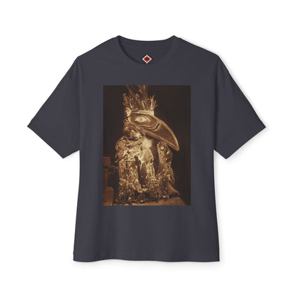 Yei Artistic Oversized Boxy Tee - Unique Graphic Tee, Statement Shirt, Casual Wear, Gift for Art Lovers, Trendy Streetwear