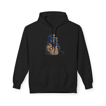 4NBT Fleece Hoodie with Fun Graphic, Cool Streetwear, Unisex Apparel, Unique Gift for Gamers, Trendy Layering Piece