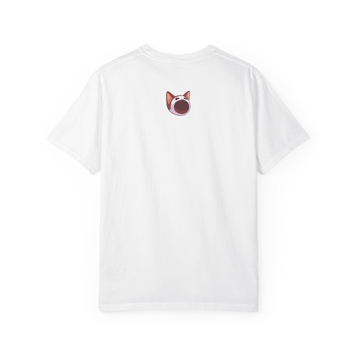 POPCAT Lover T-shirt, Cute Dog and Cat Design, Unisex Cotton Top, Perfect Gift for Animal Lovers, Ideal for Casual Wear or Home