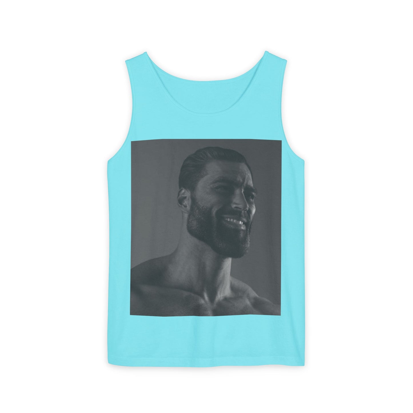 GIGA Unisex Garment-Dyed Tank Top, Summer Apparel, Funny Graphic Tee, Workout Wear, Unique Gift Idea, Casual Outfit