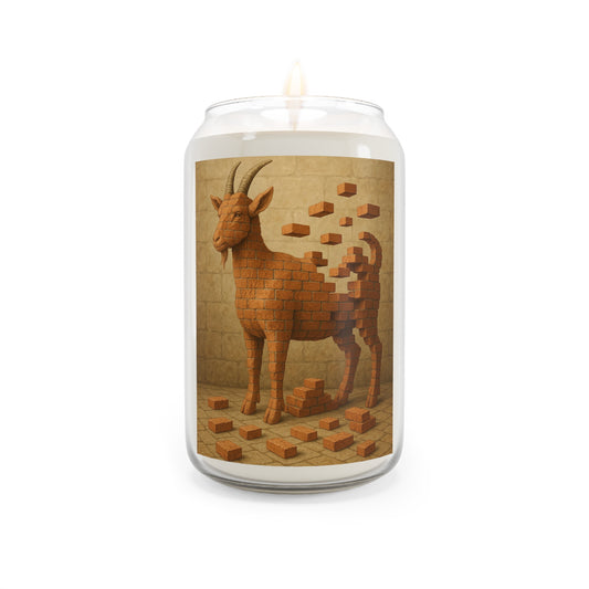 Bricked Goat Scented Candle: Relaxing Home Decor, Meditation, Gift for Her, Aromatherapy, Cozy Vibes