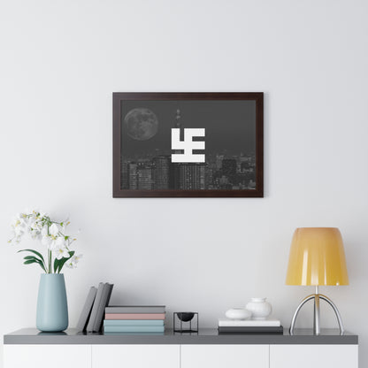 Swasticoin Urban Nightscape Framed Poster | Modern Wall Art for Home Decor, Gift for Art Lovers, Minimalist Design, Office Wall Art, Black and [...]