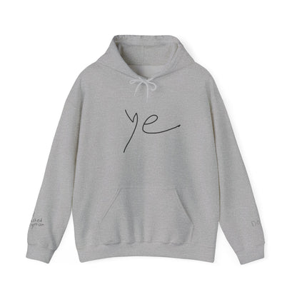 Ye 7BN Minimalist Unisex Hooded Sweatshirt, Casual Streetwear, Gift for Fans, Cozy Layering, Everyday Style, Unique Graphic Hoodie