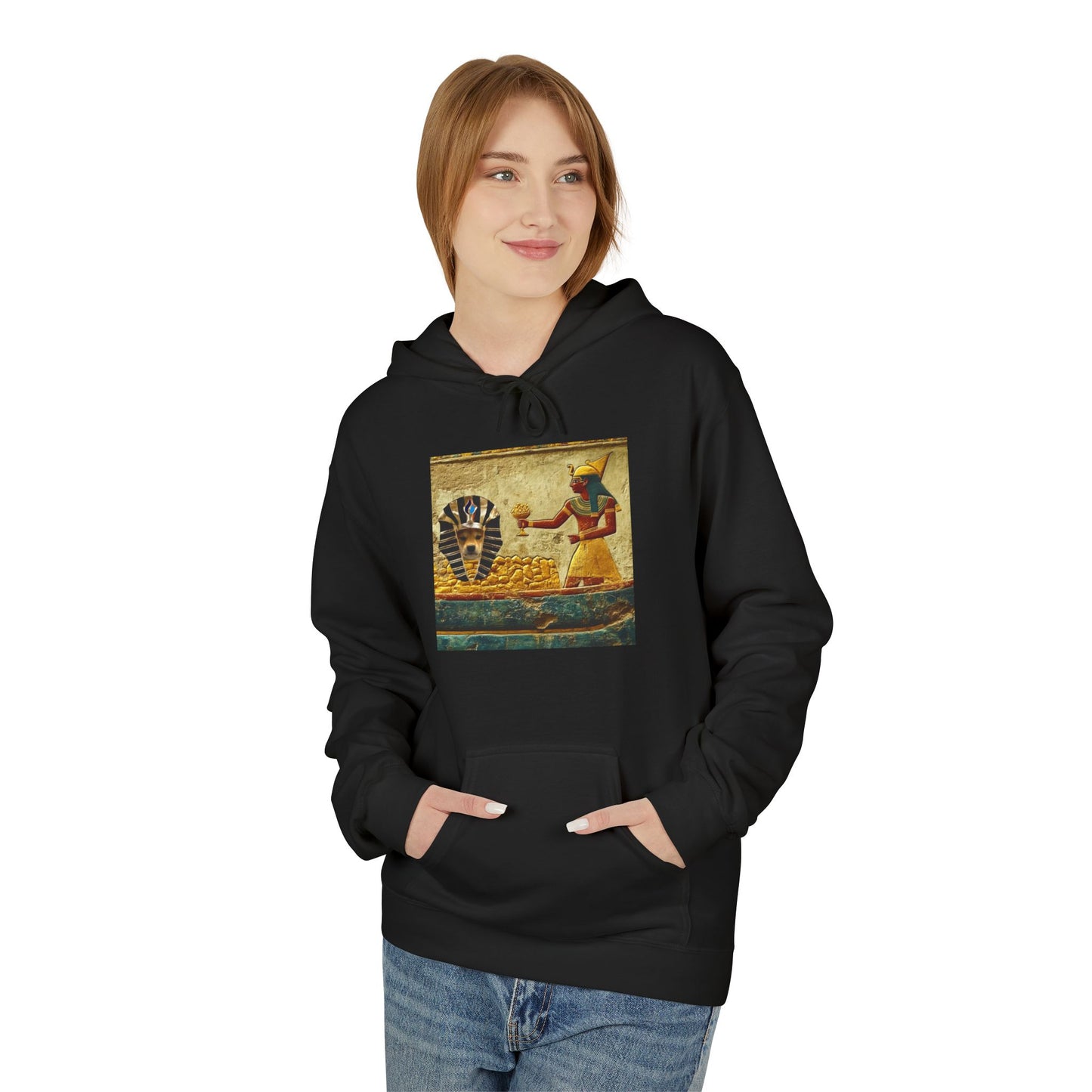 WIF Art Hoodie, Cozy Fleece Pullover for Art Lovers, Unique Gift for Creative Souls, Perfect for Casual Wear, Art-Inspired Fashion