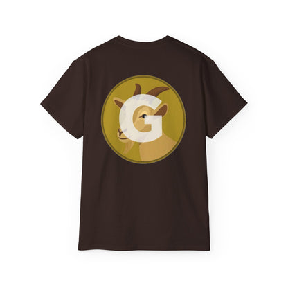Epic Goat Chase Unisex Tee, Art Tee, Graphic Shirt, Gift for Animal Lovers, Funny T-Shirt, Cartoon Art Tee