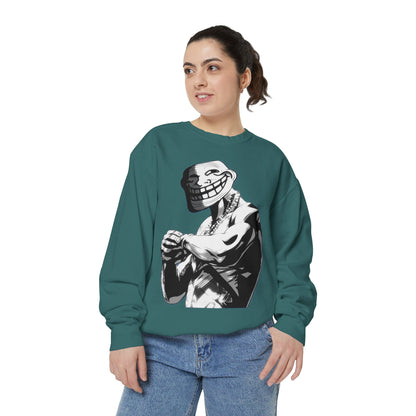 TROLL Stylish Unisex Sweatshirt with Playful Graphic, Trendy Streetwear, Cozy and Casual, Perfect Gift for Any Occasion, Unique Art Design
