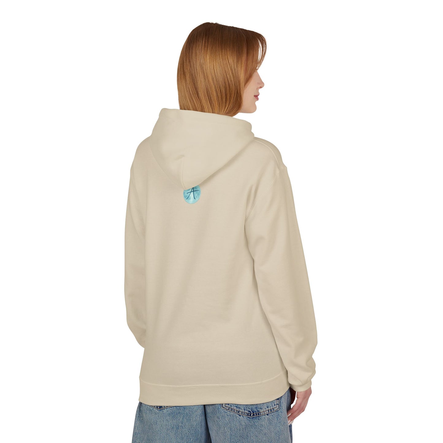 YZY Swasticoin Serene Lantern Hoodie, Cozy Fleece Hooded Sweatshirt, Gift for Nature Lovers, Casual Wear, Outdoor Adventures, Fall Fashion