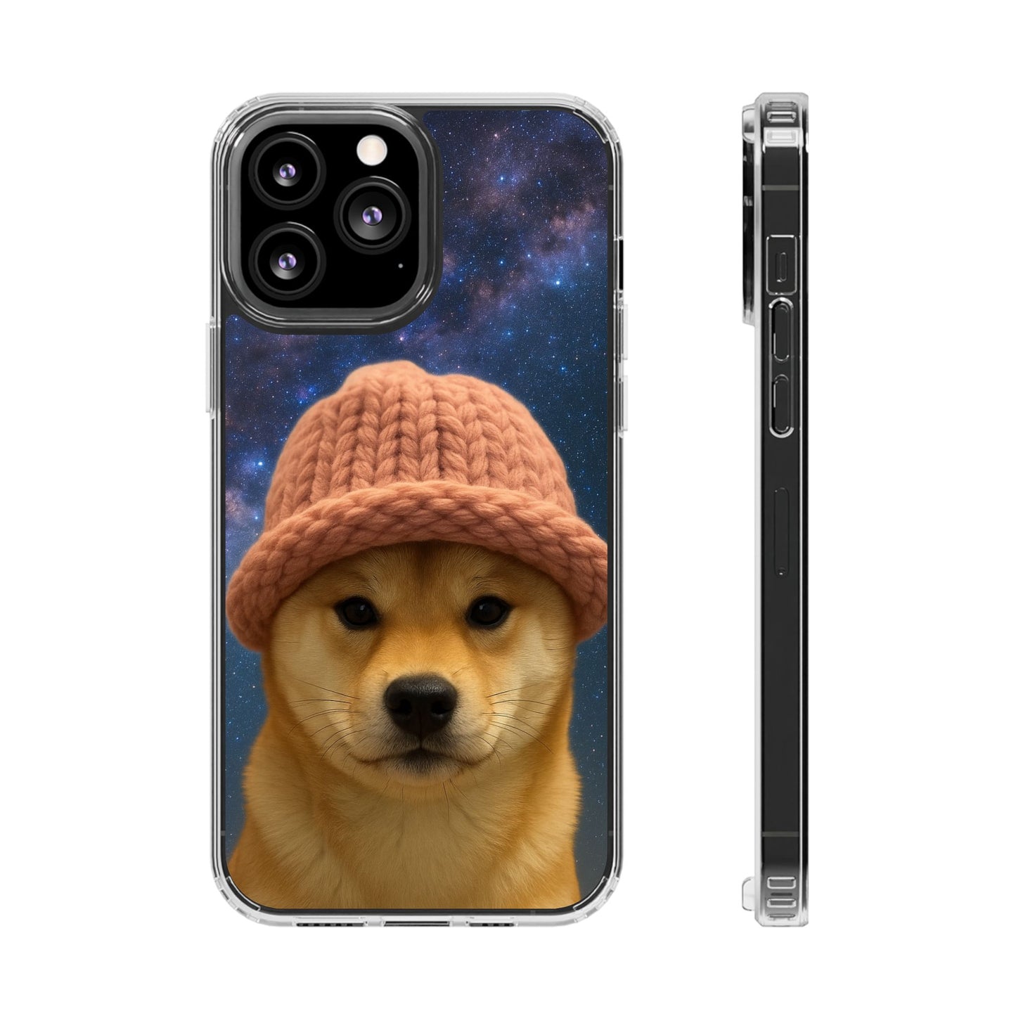 WIF Lovers Clear Phone Case, Cute Phone Cover for Animal Lovers, Pet Gift, Trendy Smartphone Accessory, Unique Dog Case