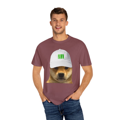 Unisex WIF Yawn T-Shirt | Funny Pet Lover Tee | Casual Wear | Gift for Dog Owners | Animal Humor Apparel | Quirky Fashion