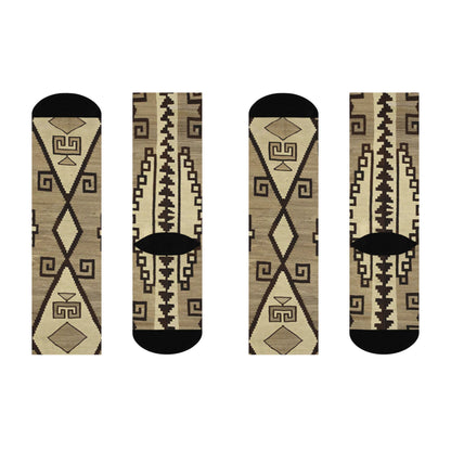 Yei Stylish Cushioned Crew Socks | Cozy Footwear, Unique Gift, Fashion Accessory, Everyday Comfort, Home Essentials
