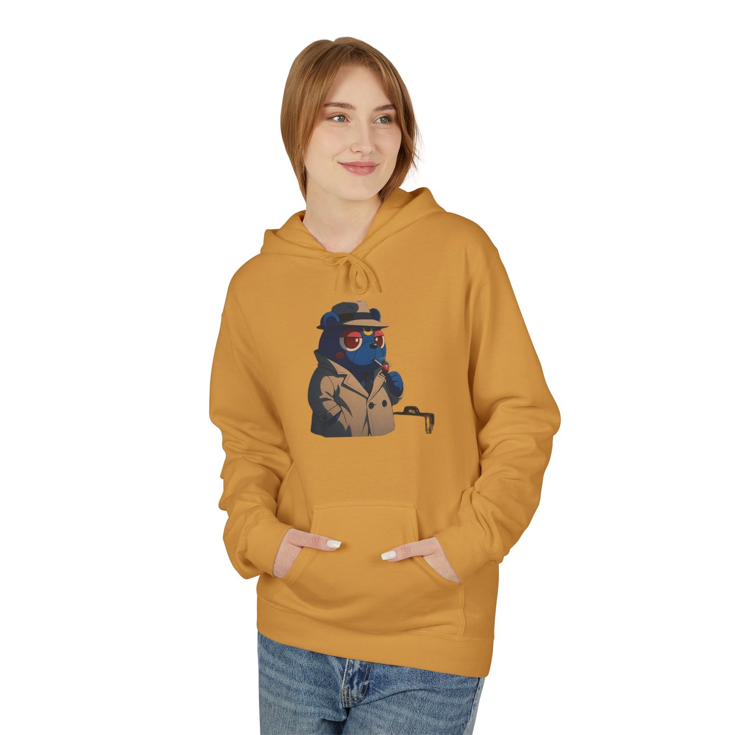 4NBT Fleece Hoodie with Fun Graphic, Cool Streetwear, Unisex Apparel, Unique Gift for Gamers, Trendy Layering Piece