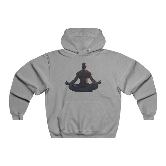 GIGA Meditation Hoodie | Gigachad Inspirational Sweatshirt, Unisex Pullover, Yoga Gift, Relaxation Attire, Casual Wear