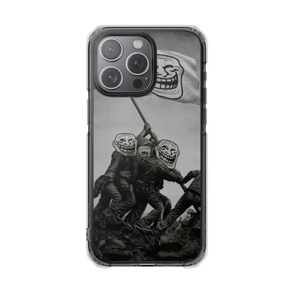 TROLL Flag Phone Case, Trendy Phone Cover, Gift for Gamers, Unique Phone Accessory, Funny Phone Protection
