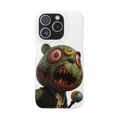 4NBT Zombie Bear Phone Case, Horror Snap Case, Cute but Spooky Accessory, Gift for Halloween, Unique Phone Cover