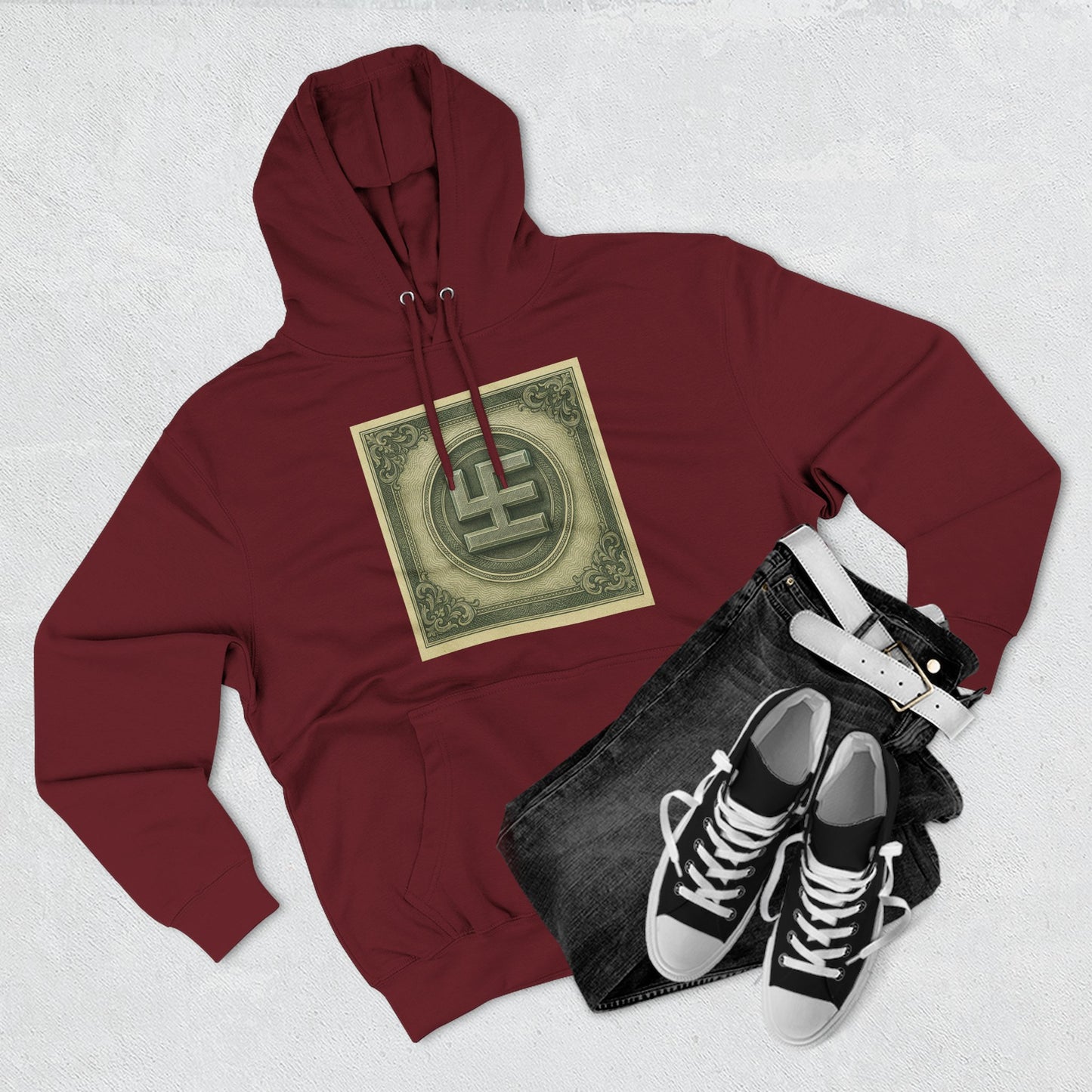 Swasticoin Cozy Three-Panel Fleece Hoodie - Ideal for Casual Days, Layering, and Gift Giving | Perfect for Home, Travel, and Outdoor Use