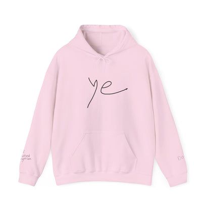Ye 7BN Minimalist Unisex Hooded Sweatshirt, Casual Streetwear, Gift for Fans, Cozy Layering, Everyday Style, Unique Graphic Hoodie