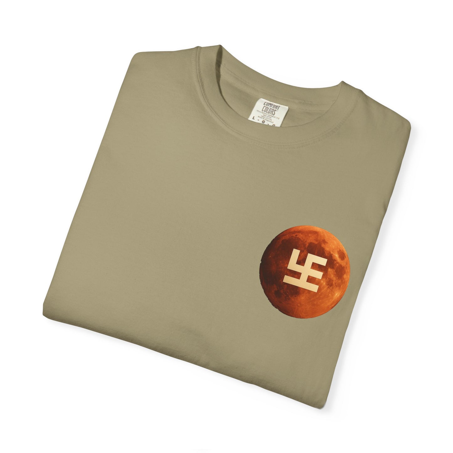 Swasticoin Cosmic Unisex T-Shirt with Moon Design, Perfect for Everyday Wear, Casual Outings, Gifts for Space Enthusiasts, and Eco-friendly Fashion