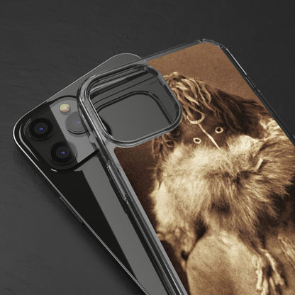 Yei Vintage Art Phone Case, Clear Case, Unique Gift for Art Lovers, Bohemian Style, Customizable Phone Cover, Trendy Accessories