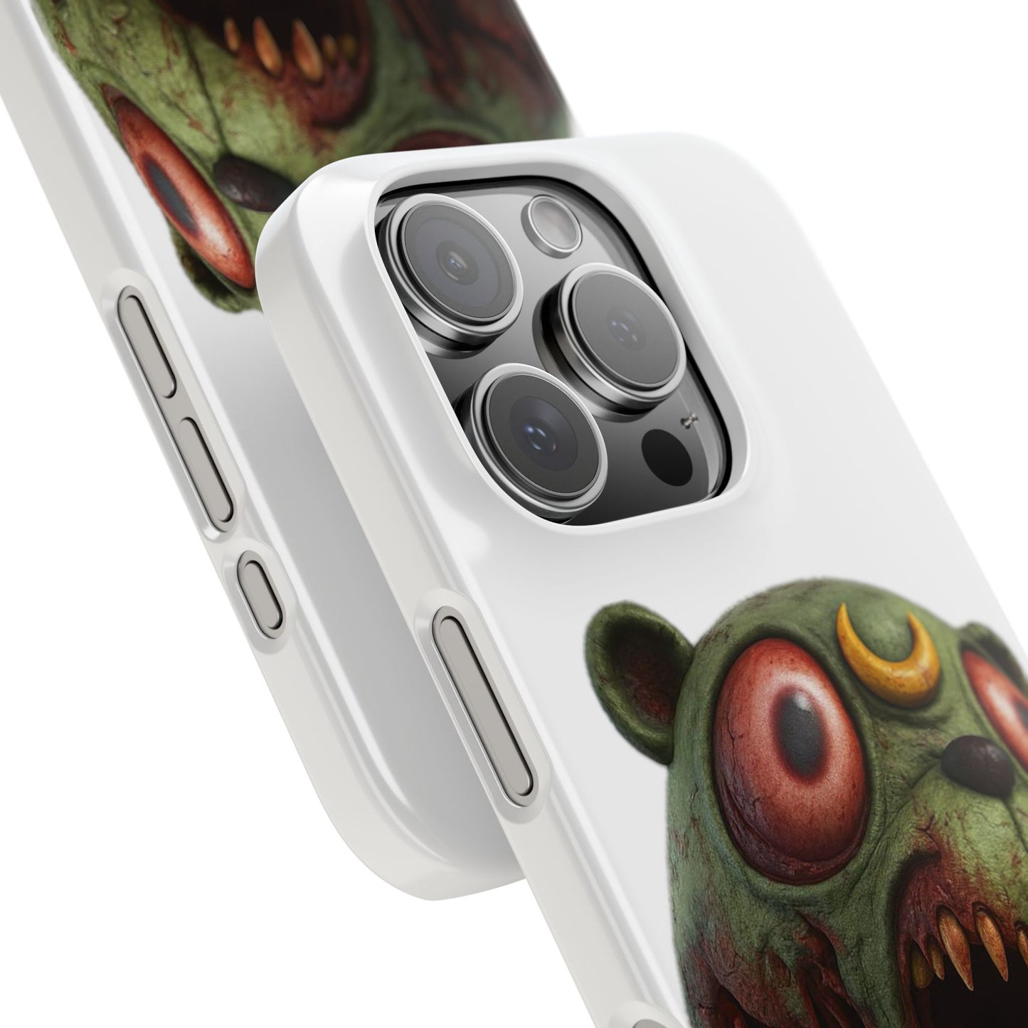 4NBT Zombie Bear Phone Case, Horror Snap Case, Cute but Spooky Accessory, Gift for Halloween, Unique Phone Cover