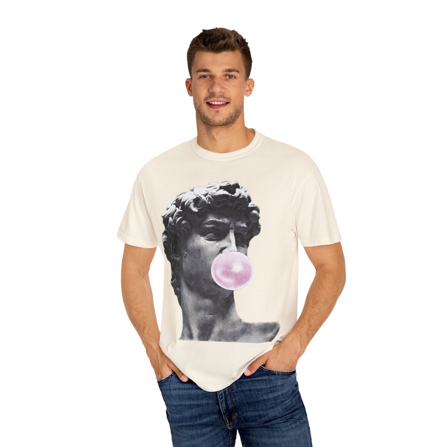 @ye Bubblegum David T-Shirt | Trendy Unisex Tee, Art-Inspired Shirt, Casual Summer Wear, Gift for Art Lovers i