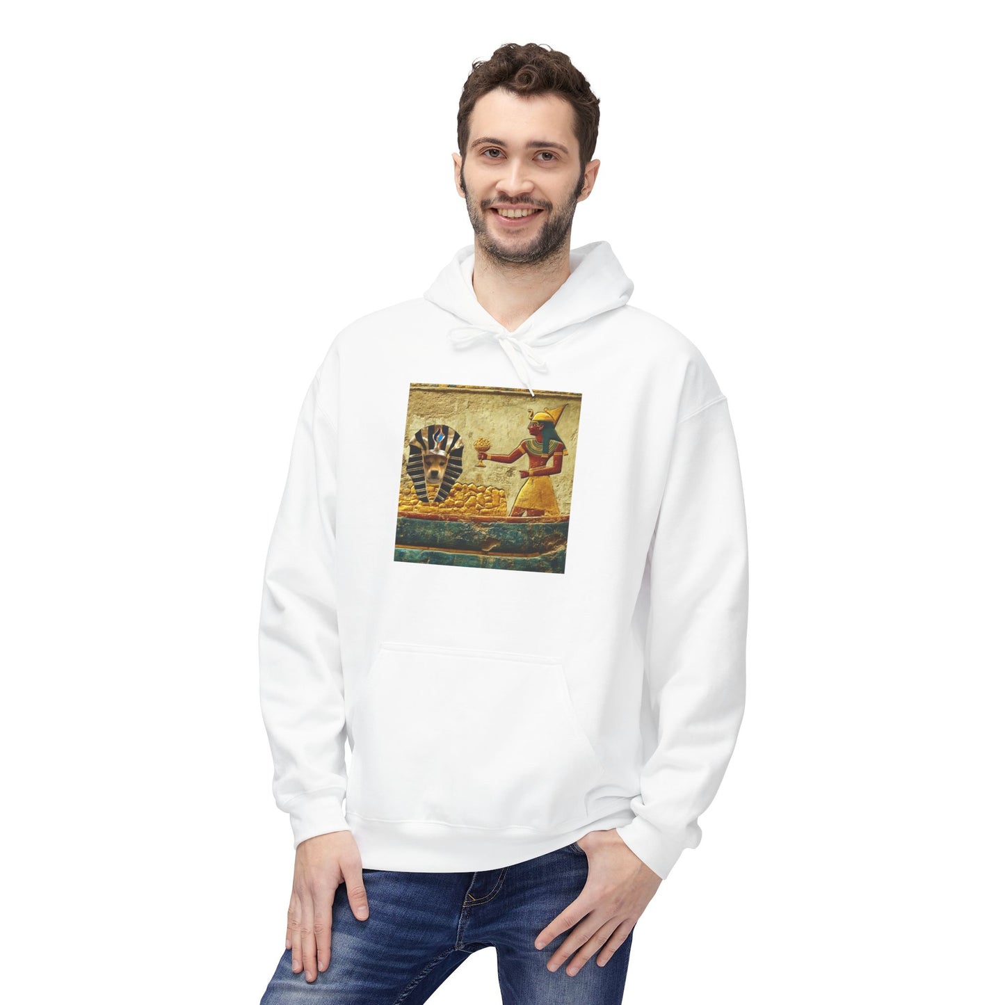 WIF Art Hoodie, Cozy Fleece Pullover for Art Lovers, Unique Gift for Creative Souls, Perfect for Casual Wear, Art-Inspired Fashion
