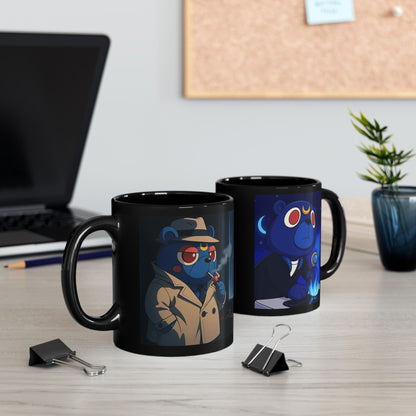 4NBT Trillion Bear Mug - Enchanted Coffee Cup, Cute Animal Gift, Fantasy Drinkware, Halloween Decor, Cozy Home Essentials