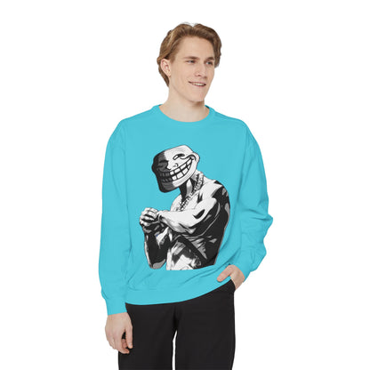 TROLL Stylish Unisex Sweatshirt with Playful Graphic, Trendy Streetwear, Cozy and Casual, Perfect Gift for Any Occasion, Unique Art Design