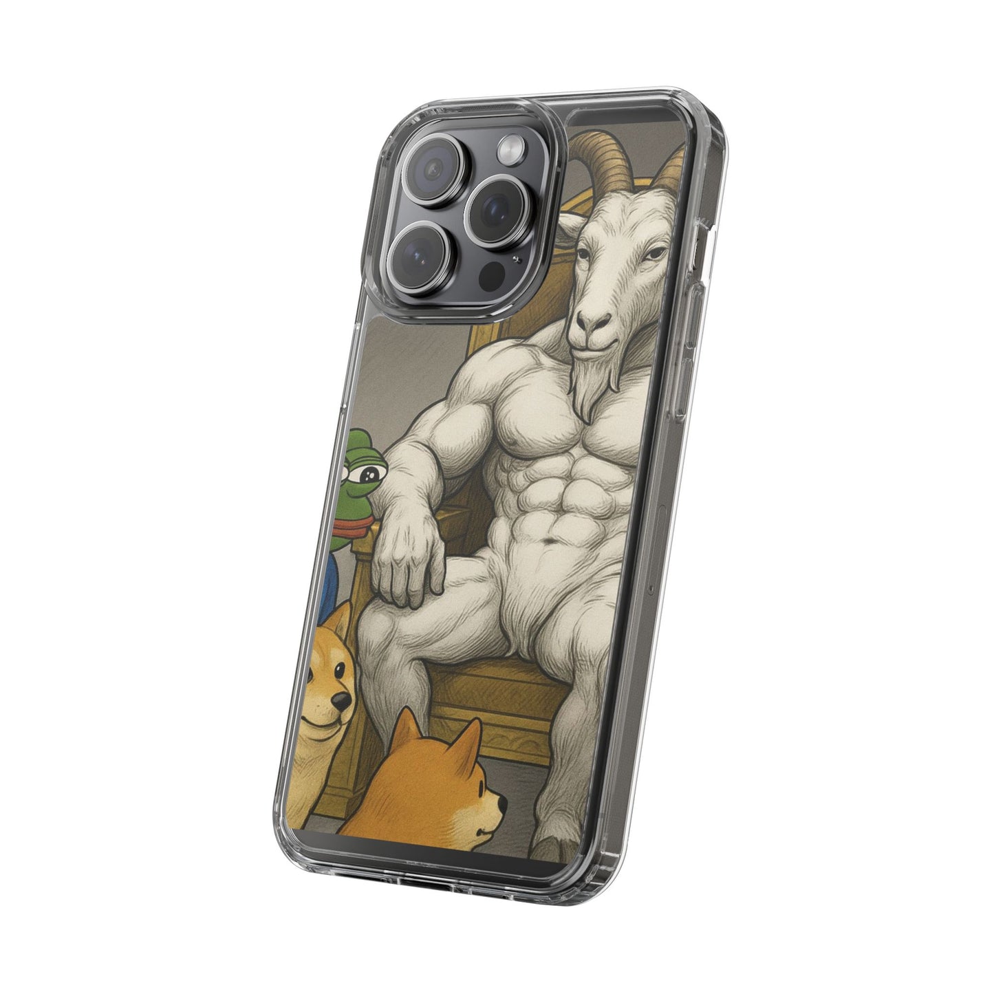 Whimsical Clear Phone Cases with Goat Design - Perfect Gift for Animal Lovers, Unique Phone Accessories, Fun Cell Phone Cases, Quirky [...]