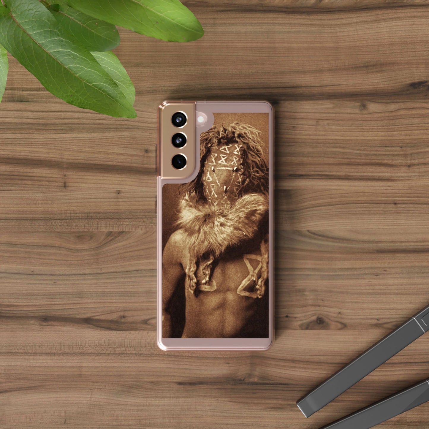 Yei Artistic Clear Phone Case for Unique Expression, Phone Accessories, Nature Lovers, Boho Style, Gift for Him/Her