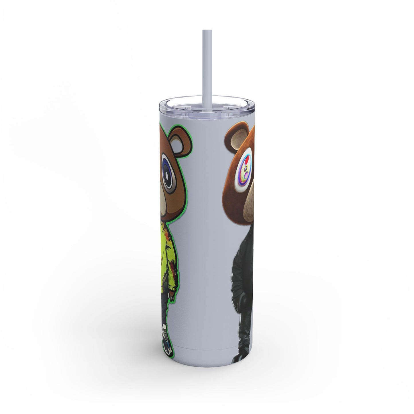 Ye Bear Tumbler, Cute Cartoon Drinkware, Funny Gift for Fans, Perfect for Birthdays & Holidays, 20oz Skinny Cup