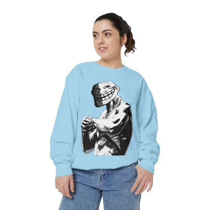 TROLL Stylish Unisex Sweatshirt with Playful Graphic, Trendy Streetwear, Cozy and Casual, Perfect Gift for Any Occasion, Unique Art Design
