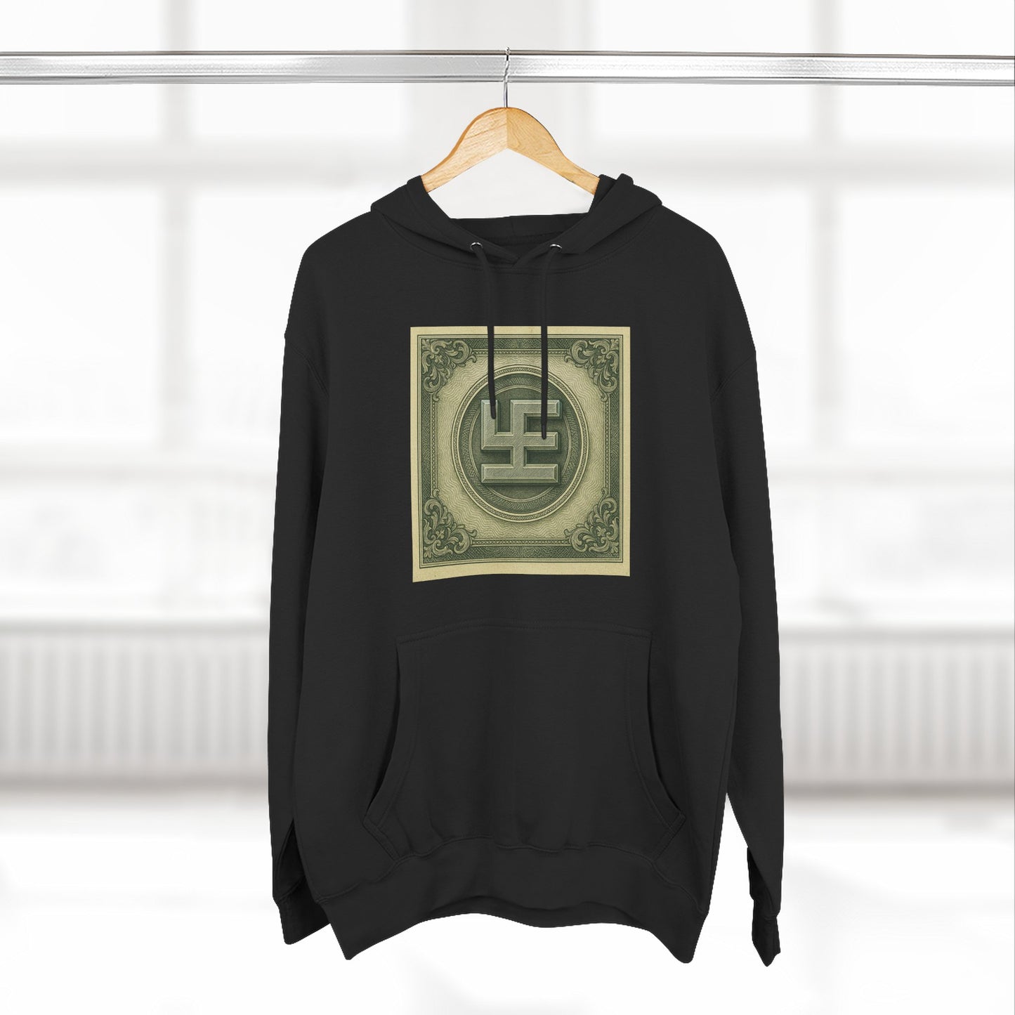 Swasticoin Cozy Three-Panel Fleece Hoodie - Ideal for Casual Days, Layering, and Gift Giving | Perfect for Home, Travel, and Outdoor Use