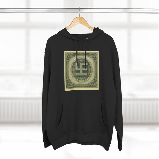 Swasticoin Cozy Three-Panel Fleece Hoodie - Ideal for Casual Days, Layering, and Gift Giving | Perfect for Home, Travel, and Outdoor Use