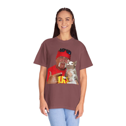 POPCAT Hilarious Unisex T-Shirt: Perfect for Dads, Pet Lovers, Gifts, Funny Apparel, Casual Wear, Cat Lovers